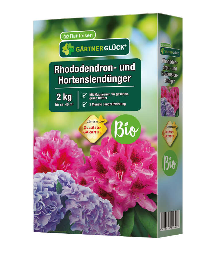 GÄRTNERGLÜCK Bio Rhododendron- und Hortensiendünger